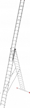 Лестница алюминиевая многофункциональная трехсекционная NV2230 артикул 2230317