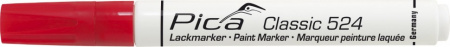 PICA-MARKER 524/40 Маркер строительный с краской, красный, круглый наконечник (2-4 мм)
