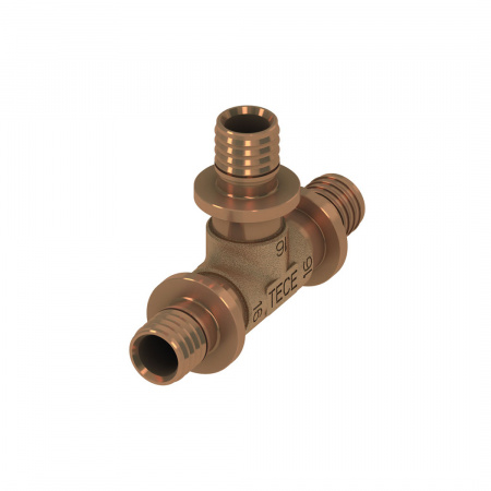 TECE  Тройник 90° редукционный, бронза 16 × 20 × 16  710601