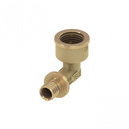 TECE  Уголок соединительный с муфтой, латунь 25 × Rp 3/4"  768025