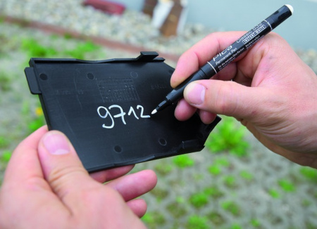 PICA-MARKER 532/52/SB Маркер строительный INSTANT WHITE Белый, круглый наконечник (1-2 мм) в блистере