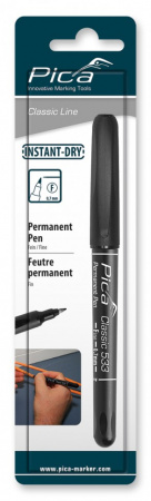 PICA-MARKER 533/46/SB Маркер строительный черный, наконечник (0,7 мм) в блистере