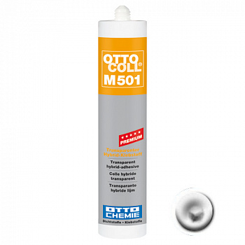 Профессиональный силановый клей-герметик для бассейнов OTTOCOLL M501 С00 (прозрачный), 310мл