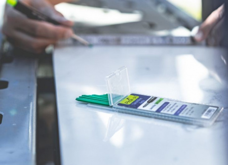 PICA-MARKER 4040/SB К-т грифелей для карандаша Pica - Dry (3 синих, 2 белых, 3 зеленых) в кейсе