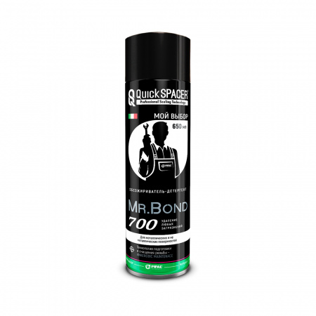 Pipal mrBond  Обезжириватель  поверхностей резьбы QuickSPACER® Mr.Bond® 700 650 мл  402700650