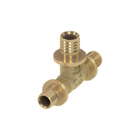 TECE  Тройник 90° редукционный, латунь 25 × 20 × 25  760515