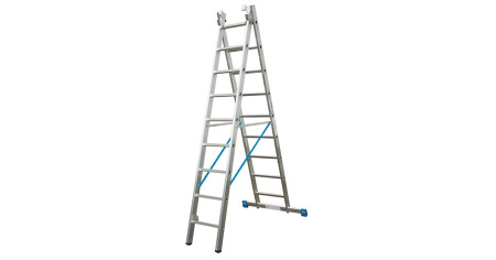 Двухсекционная универсальная лестница-трансформер