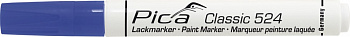 PICA-MARKER 524/41 Маркер строительный с краской, синий, круглый наконечник (2-4 мм)