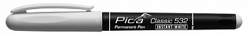 PICA-MARKER 532/52 Маркер строительный INSTANT WHITE Белый, круглый наконечник (1-2 мм)