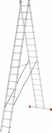 Лестница алюминиевая многофункциональная двухсекционная NV2220 артикул 2220218