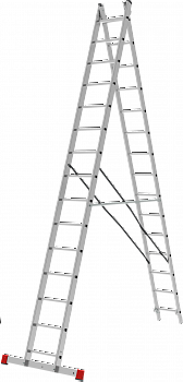 Лестница алюминиевая многофункциональная двухсекционная NV2220 артикул 2220215