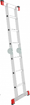 Профессиональная алюминиевая двухсекционная шарнирная лестница NV3310 артикул 3310203