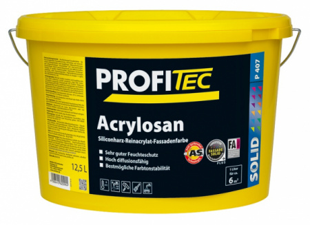 Краска PROFI Tec P407  weiss Acrylosan, 12,5 л