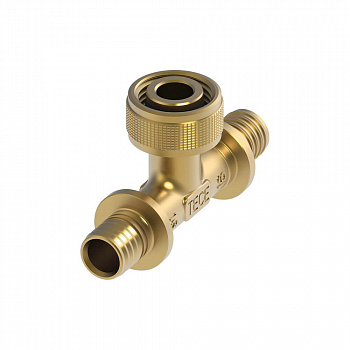 TECE  Быстросъемное соединение TECEflex, тройник, кремнистая бронза 16 х 1/2" х 16  708633