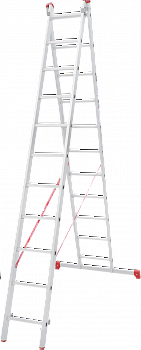 Лестница алюминиевая многофункциональная двухсекционная NV2220 артикул 2220211