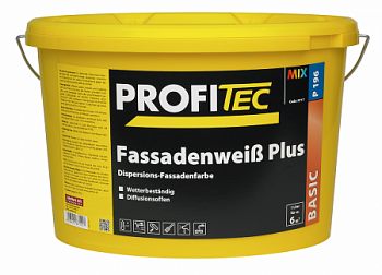 Краска PROFI Tec P196 Fassadenweiß Plus, 1 л