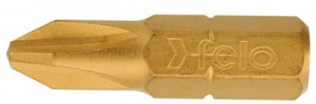 Бита крестовая серия TiN PH 3X25, 100 шт. FELO 02203077