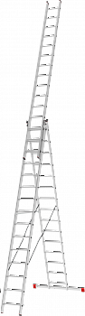 Лестница алюминиевая многофункциональная трехсекционная NV2230 артикул 2230315