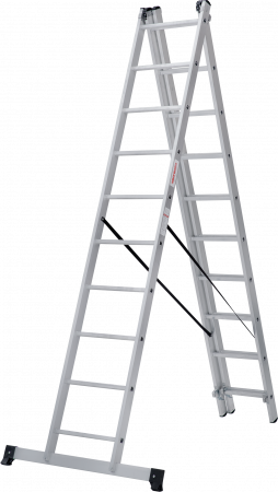Лестница алюминиевая трехсекционная NV1230 артикул 1230310