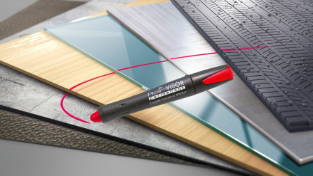 PICA-MARKER 990/52 Строительный маркер Pica - Visor permanent (Белый) Многоразового использования