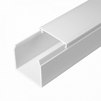 Кабель-канал белый 2-й замок в п/э 40х40 (24 м/уп)