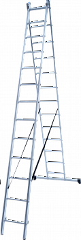Лестница алюминиевая двухсекционная NV1220 артикул 1220213