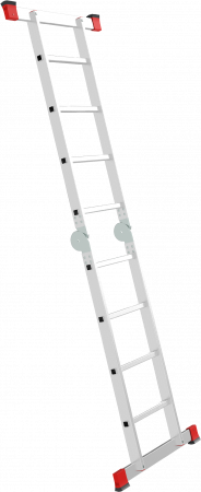 Профессиональная алюминиевая двухсекционная шарнирная лестница NV3310 артикул 3310204
