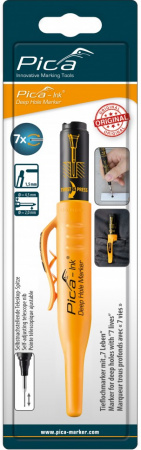 PICA-MARKER 150/46/SB Строительный маркер для глубоких отверстий Pica - Ink (Черный)