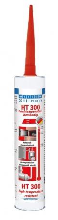 Силикон HT 300 высокотемпературный красный (85 мл) WEICON wcn13050085
