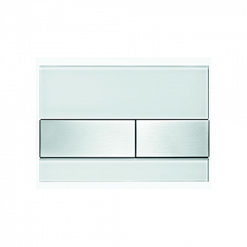 TECE TECEsquare панель смыва с двумя клавишами стеклянная сатин 9240801