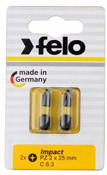 Бита ударная серия Impact TX 30X25, 2 шт на блистере FELO 02630241