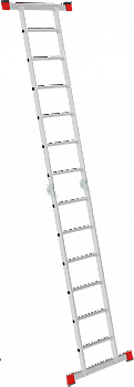 Профессиональная алюминиевая двухсекционная шарнирная лестница NV3310 артикул 3310206