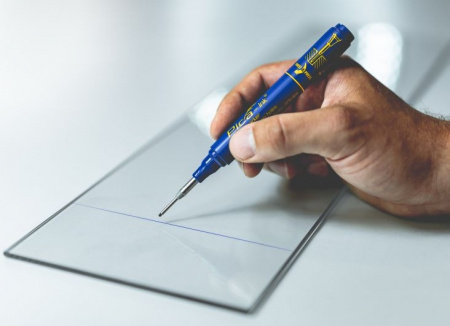 PICA-MARKER 150/41/SB Строительный маркер для глубоких отверстий Pica - Ink (Синий)