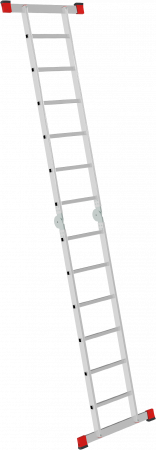 Профессиональная алюминиевая двухсекционная шарнирная лестница NV3310 артикул 3310206