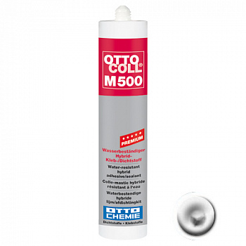 Профессиональный силановый клей-герметик для бассейнов OTTOCOLL M500 С01 (белый), 310мл
