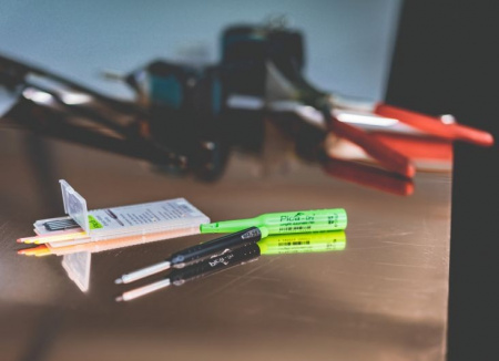 PICA-MARKER 4032 К-т грифелей для карандаша Pica - Dry (10 шт желтые) в кейсе