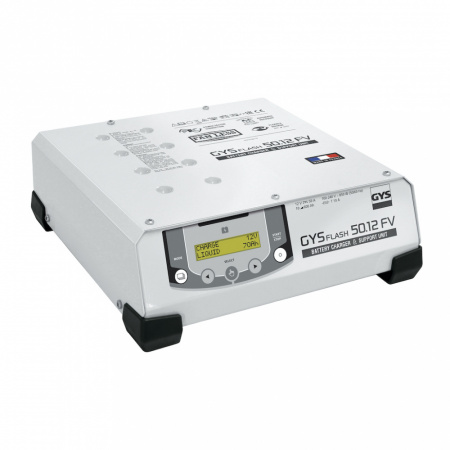026056 зарядное устройство GYSFLASH 50.12 HF FV  (кабель 2,5м)