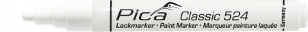 PICA-MARKER 524/52 Маркер строительный с краской, белый, круглый наконечник (2-4 мм)
