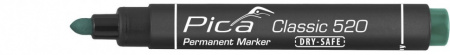 PICA-MARKER 520/36 Маркер строительный DRY-SAFE зелёный, круглый наконечник (1-4 мм)