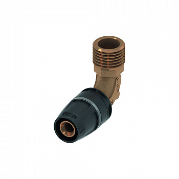 TECE  Уголок соединительный с ниппелем, бронза 32 x Rp 1"  8713307