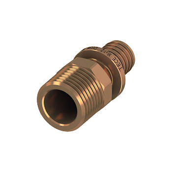 TECE  Соединение прямое с ниппелем, бронза 16 × R 1/2"  705601