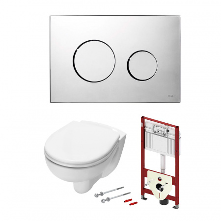 TECE  Комплект с панелью смыва TECEloop и унитазом TECE V04 54 см панель смыва хром глянцевый  K400626.WC1