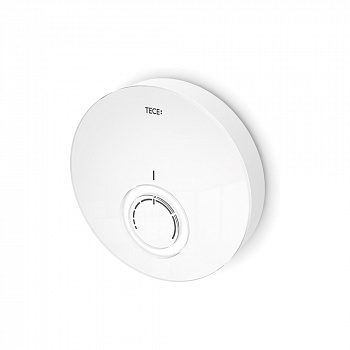 TECE  Дизайнерская панель комнатного термостата DT стекло белое, корпус белый  77400016