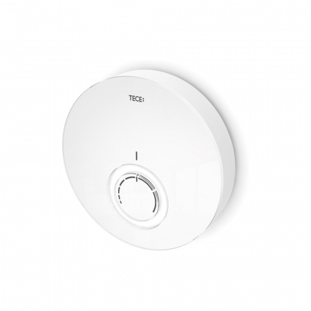 TECE  Дизайнерская панель комнатного термостата DT стекло белое, корпус белый  77400016