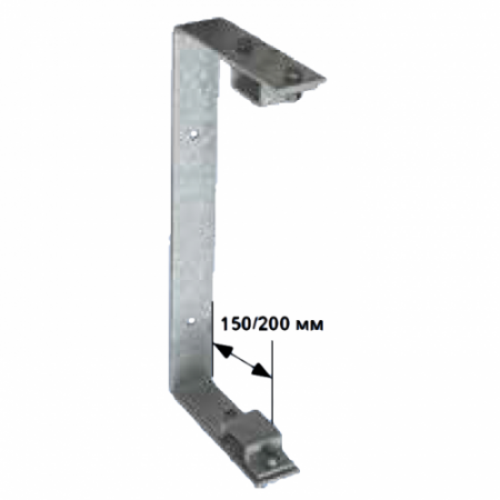 Стенной анкер неподвижный "U"