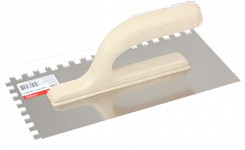Гребенка нержавеющая 270х130 мм зуб 8х8 мм ручка из стекловолокна, CORTE