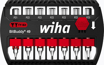 Набор бит Wiha BitBuddy TY 49 мм Pozidriv