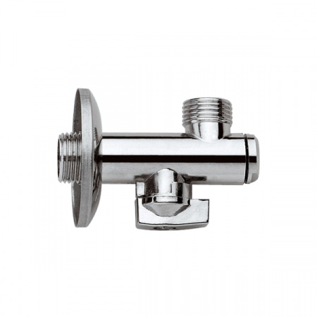 REMER  Кран угловой с фильтром RR 123 1/2-3/4  1231234