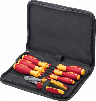 Набор инструментов Wiha для электрика из 7 предметов