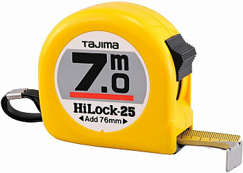 Рулетка TAJIMA HI LOCK 7м/25мм H5P70MY